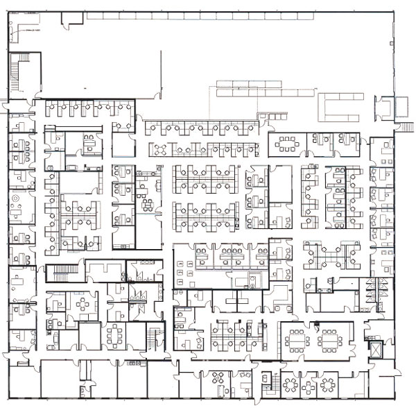 Pathway Office Park first floor plan