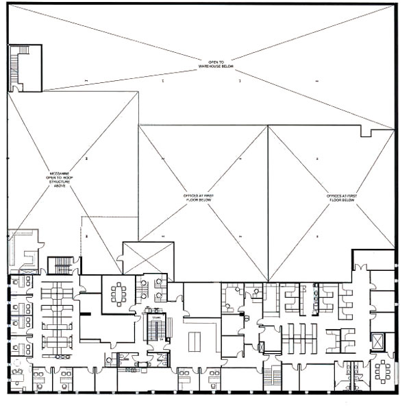 Pathway Office Park second floor plan